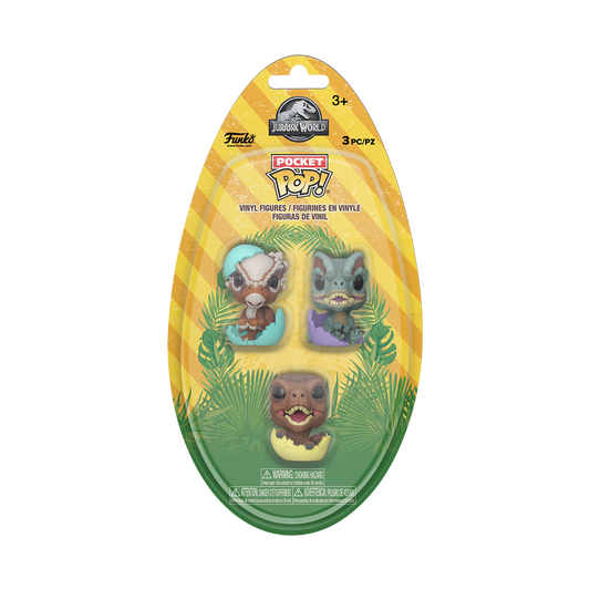 Pocket Pop! Jurassic World Hatchling 3-Pack - US 4546