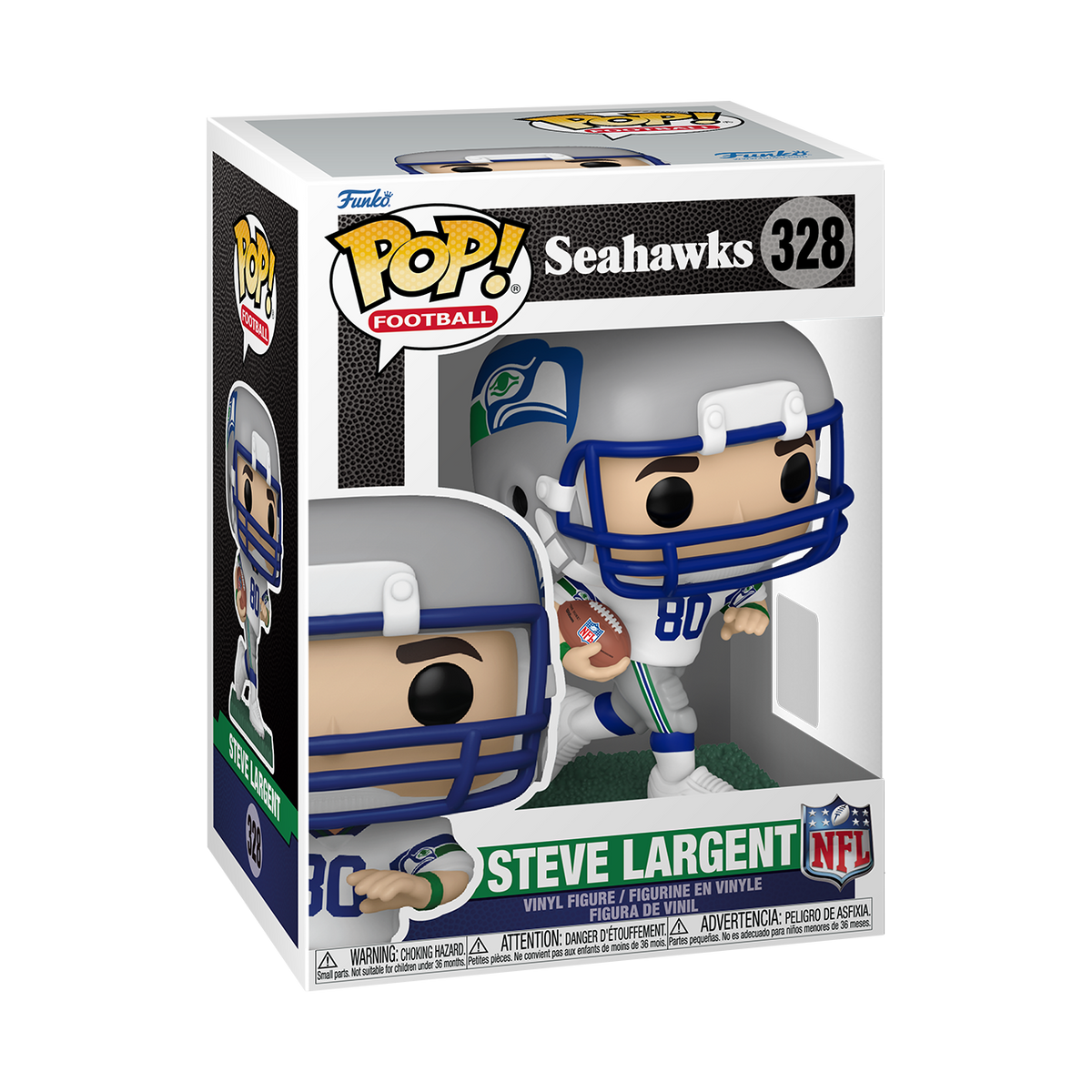 Pop! Steve Largent (White & Grey Uniform) - US 7099
