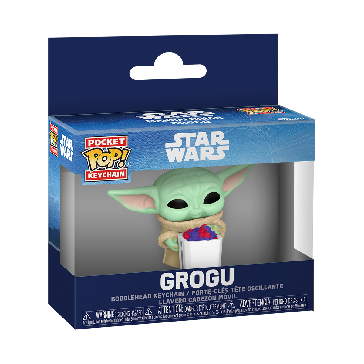 Pop! Keychain Grogu with Popcorn - US 3158