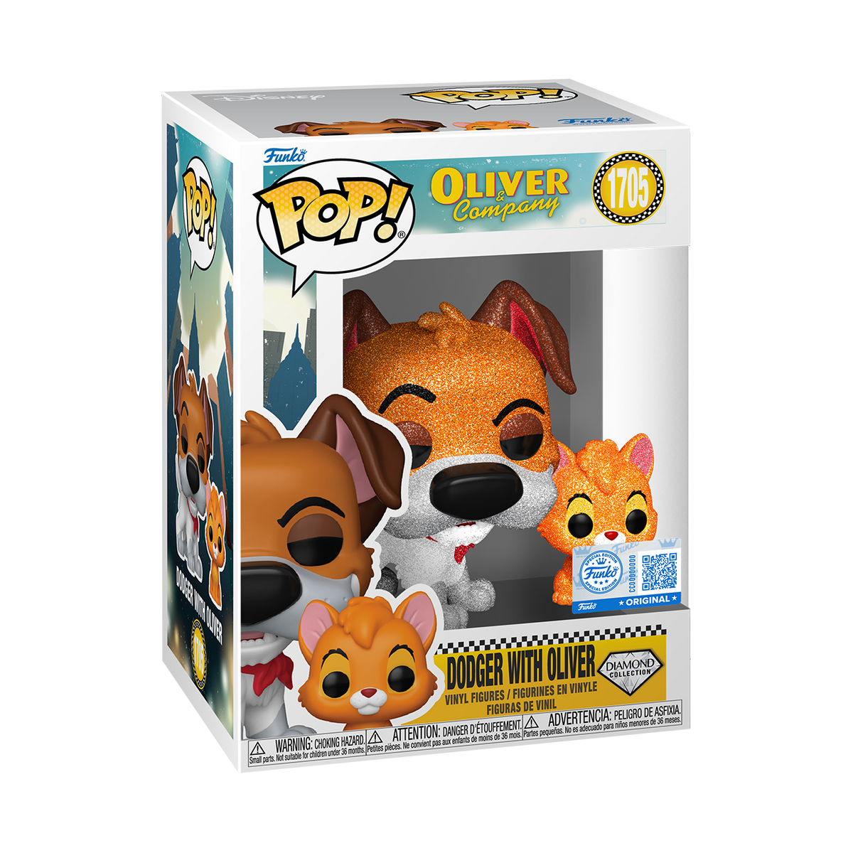 Pop! & Buddy Dodger with Oliver (Diamond) - US 9125