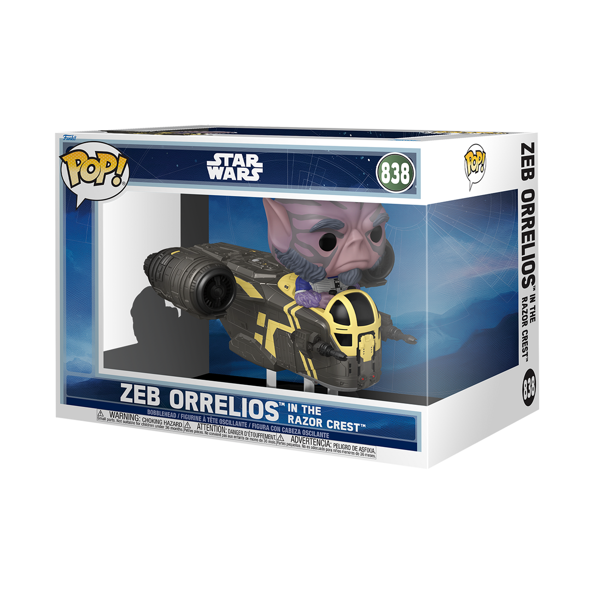 Pop! Rides Deluxe Zeb Orrelios in the Razor Crest - US 7267