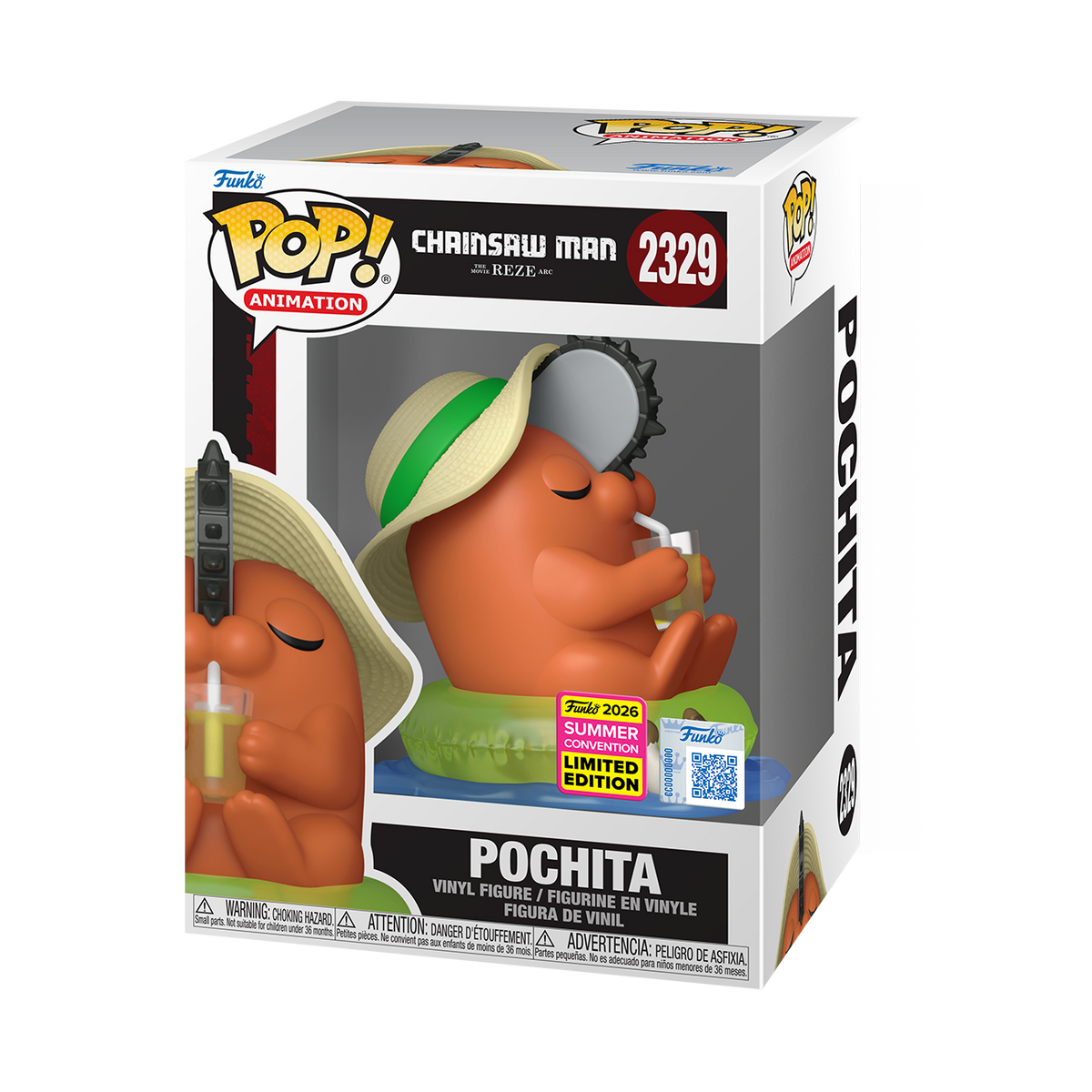 Pop! Pochita with Sunhat - US 3850