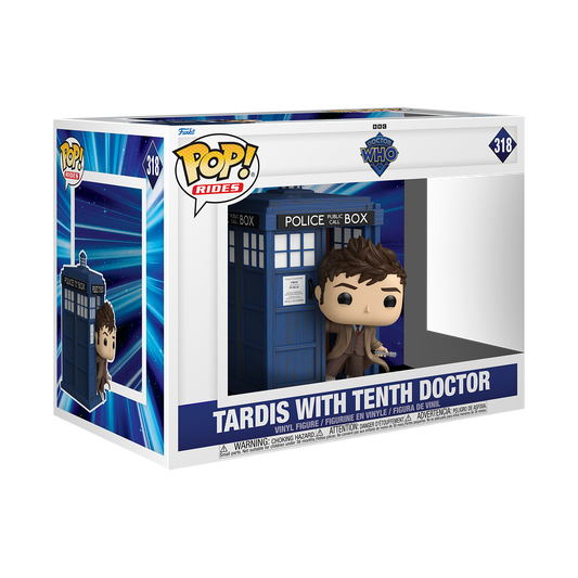 Pop! Rides Deluxe Tardis with Tenth Doctor - US 3335