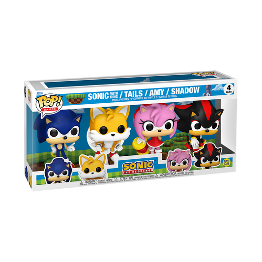 Pop! Sonic the Hedgehog 4-Pack (Glow) - US 2904