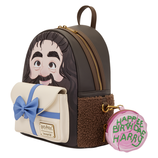 Harry Potter Hagrid Birthday Cake Cosplay Mini Backpack with Coin Bag - US 3108