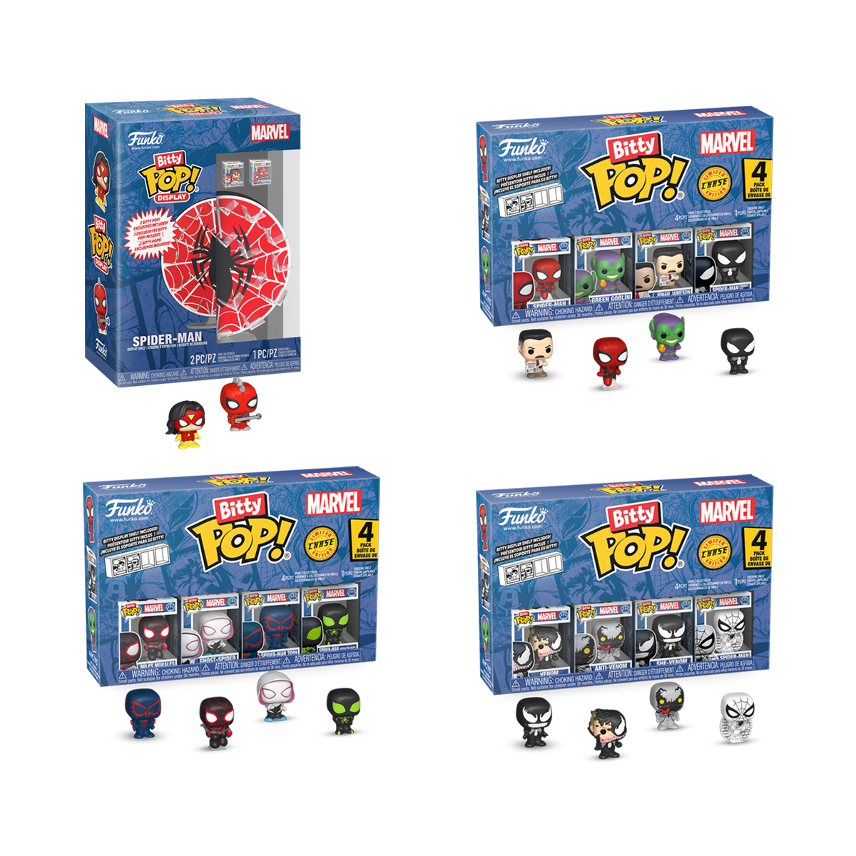 Bitty Pop! Spider-Man Bundle - US 1079
