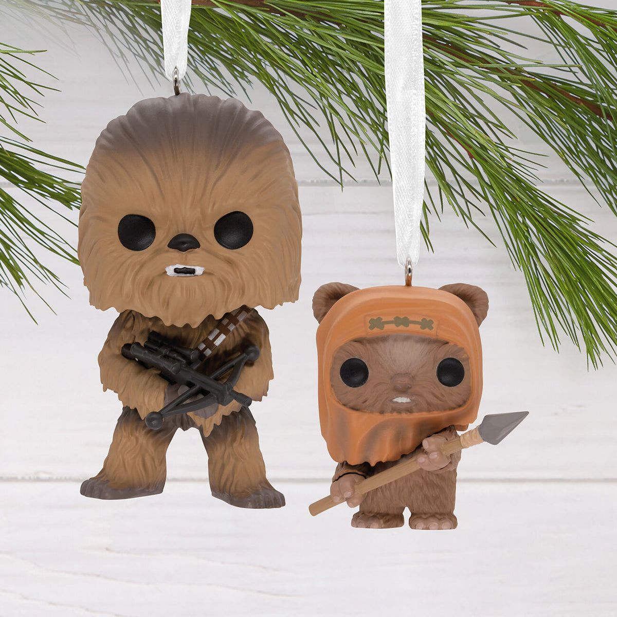 Chewbacca & Wicket Ornament - US 5560