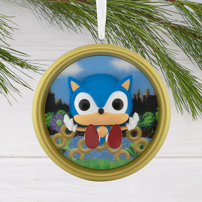 Sonic 3-D Ornament - US 8380