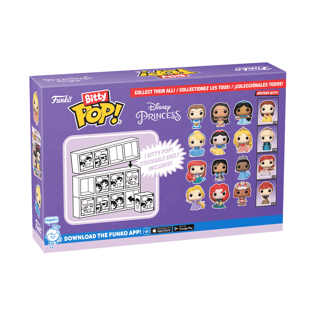 Bitty Pop! Disney Princess 4-Pack Series 1 - US 5032