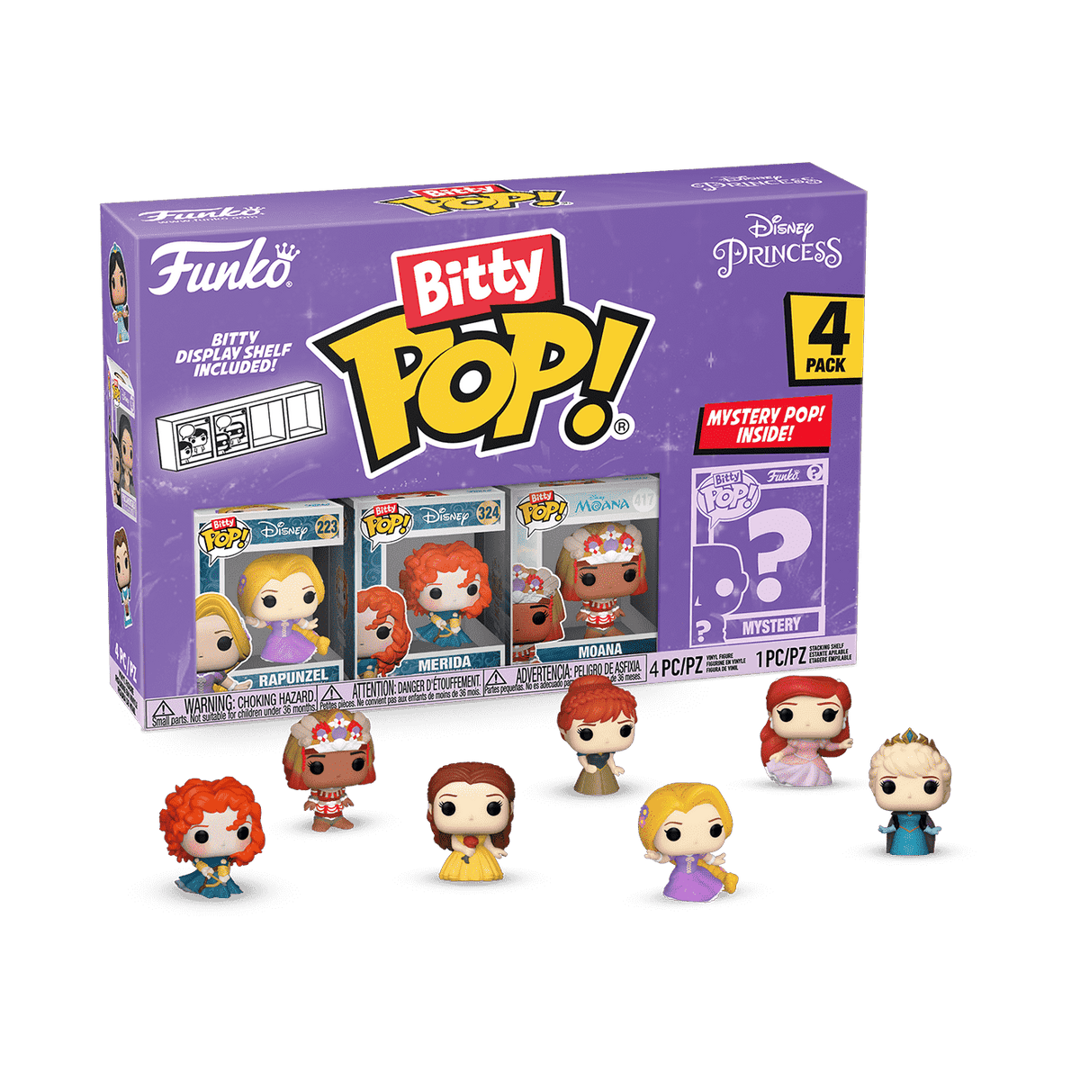 Bitty Pop! Disney Princess 4-Pack Series 4 - US 8940