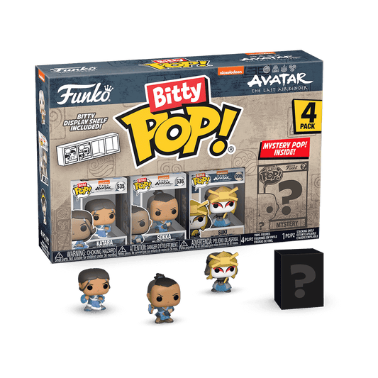 Bitty Pop! Avatar The Last Airbender 4-Pack Series 4 - US 1414