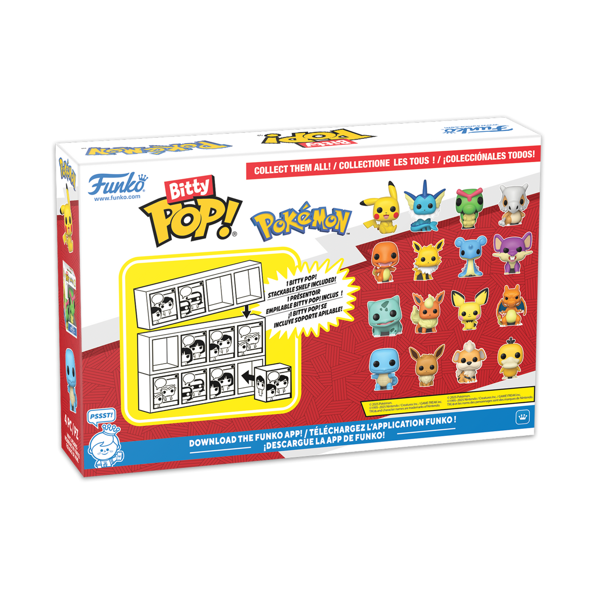 Bitty Pop! Pokémon 4-Pack Series 2 - US 0825
