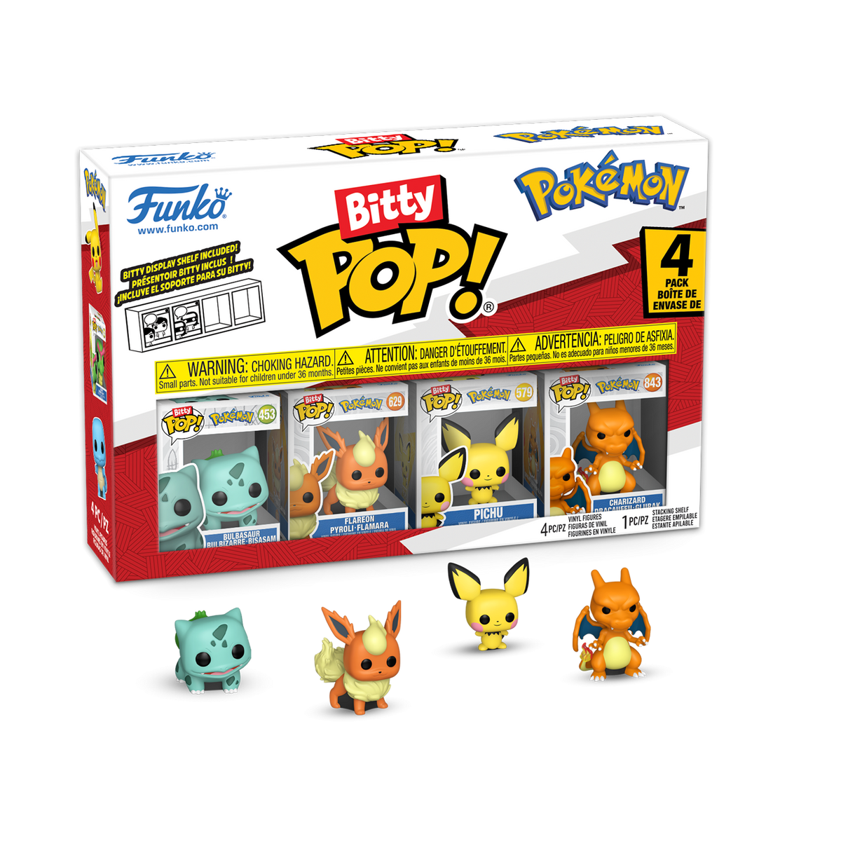 Bitty Pop! Pokémon 4-Pack Series 3 - US 2260