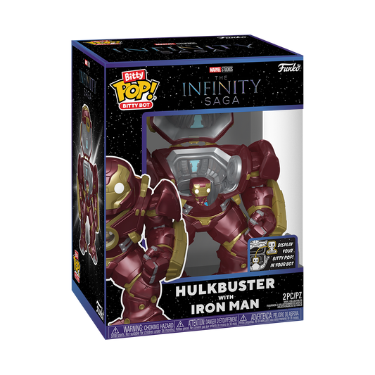 Bitty Pop! Bitty Bot Hulkbuster with Iron Man - US 9737