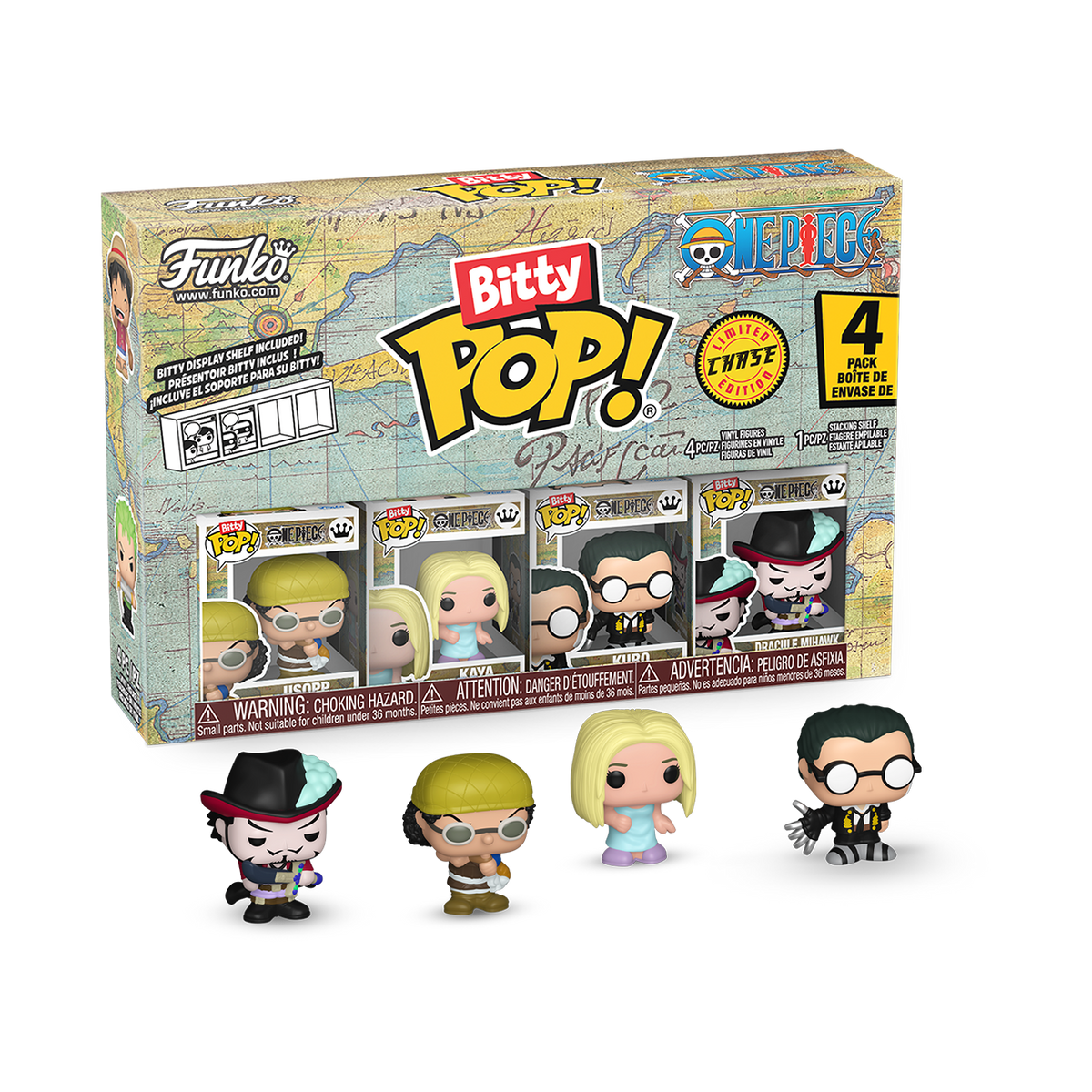 Bitty Pop! One Piece 4-Pack Series 4 - US 8651