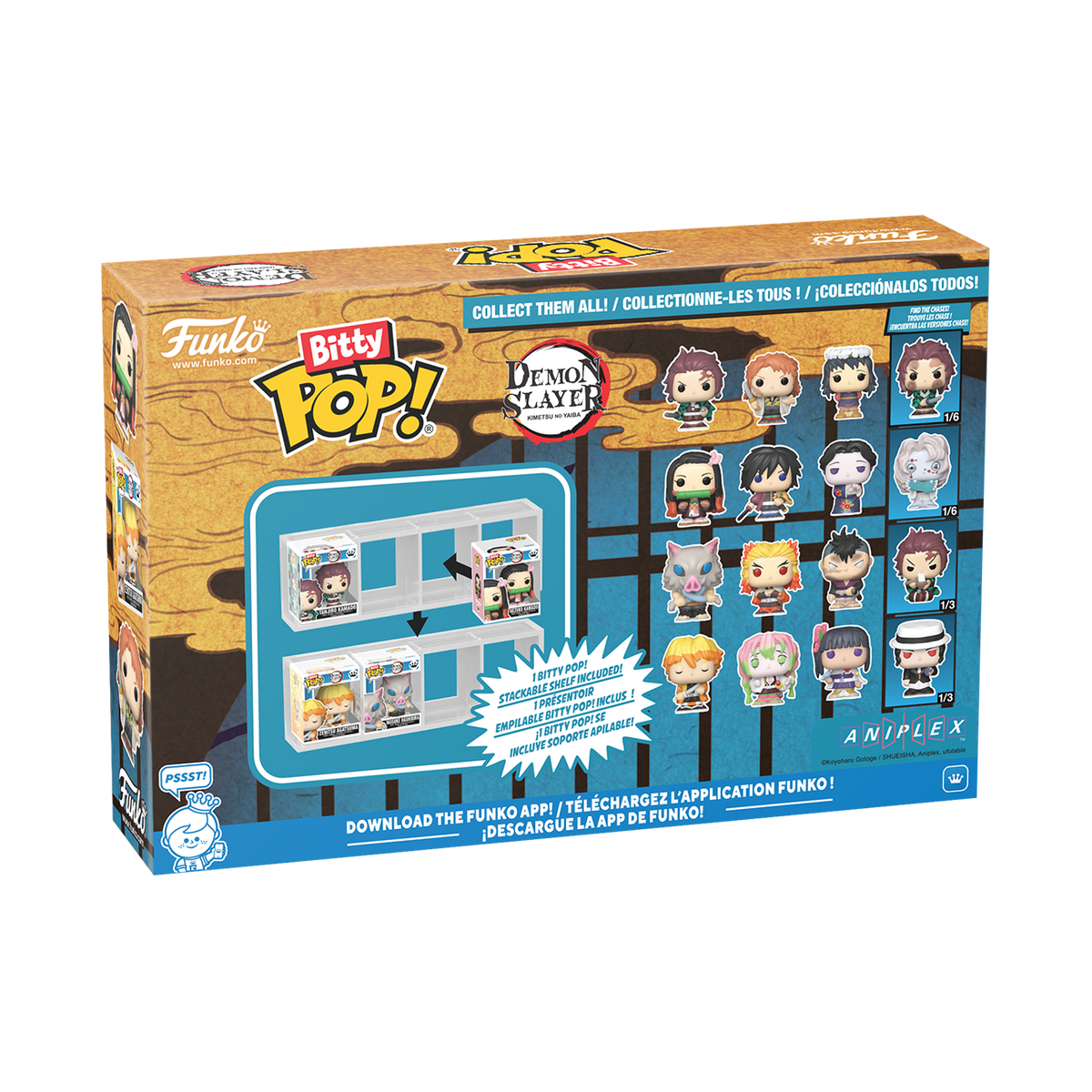 Bitty Pop! Demon Slayer 4-Pack Series 1 - US 6891