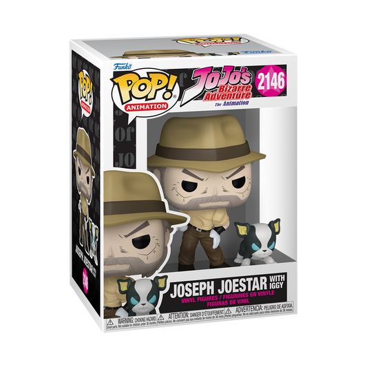 Pop! & Buddy Joseph Joestar with Iggy - US 6771