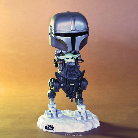 Pop! Rides Deluxe The Mandalorian with Grogu in Imperial Remnant AT-RT - US 1791