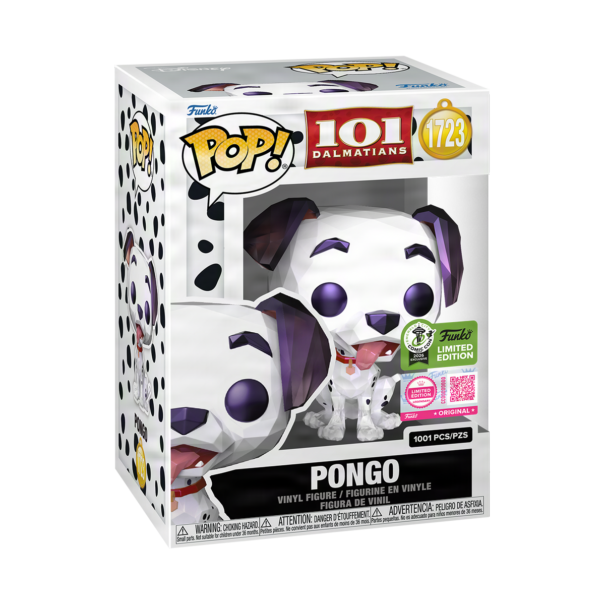 Pop! Pongo (Facet) with Pop! Protector - US 3527