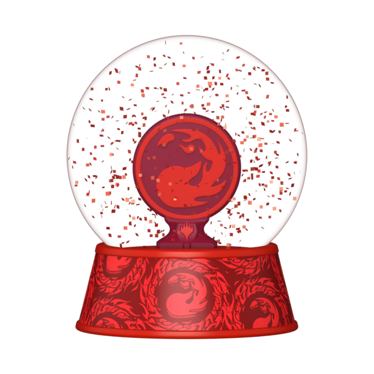 Magic The Gathering Mountain Mini Glitter Globe - US 8313