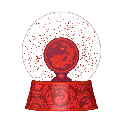 Magic The Gathering Mountain Mini Glitter Globe - US 8313