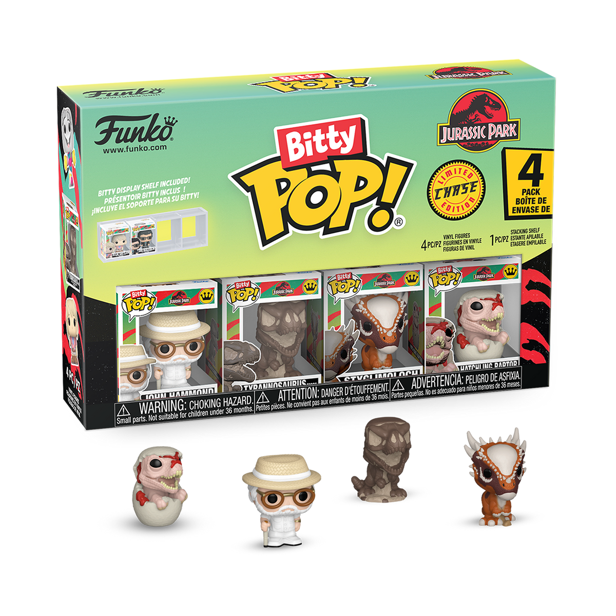 Bitty Pop! Jurassic Park 4-Pack Series 2 - US 9624