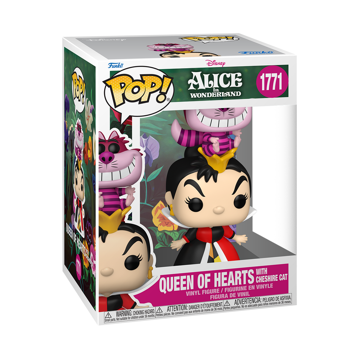 Pop! Queen of Hearts with Cheshire Cat - US 8704