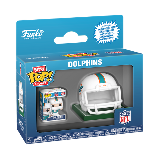 Bitty Pop! Helmet & Player Dolphins - US 6356