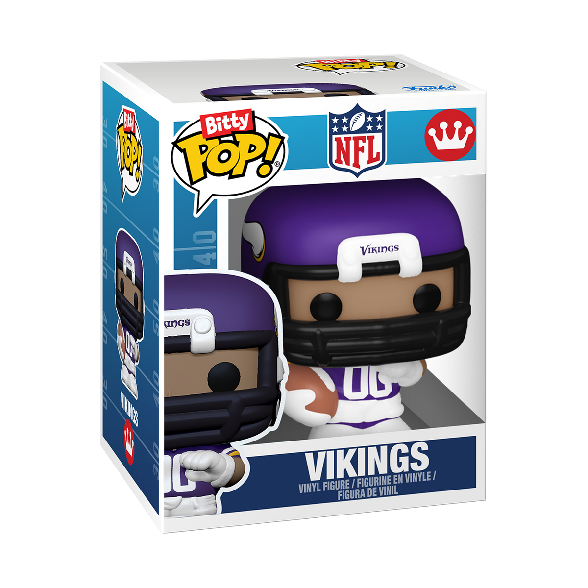 Bitty Pop! Helmet & Player Vikings - US 6844