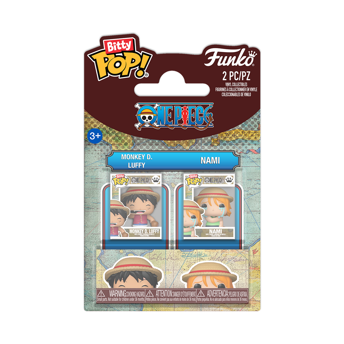 Bitty Pop! Monkey D. Luffy & Nami 2-Pack - US 6063