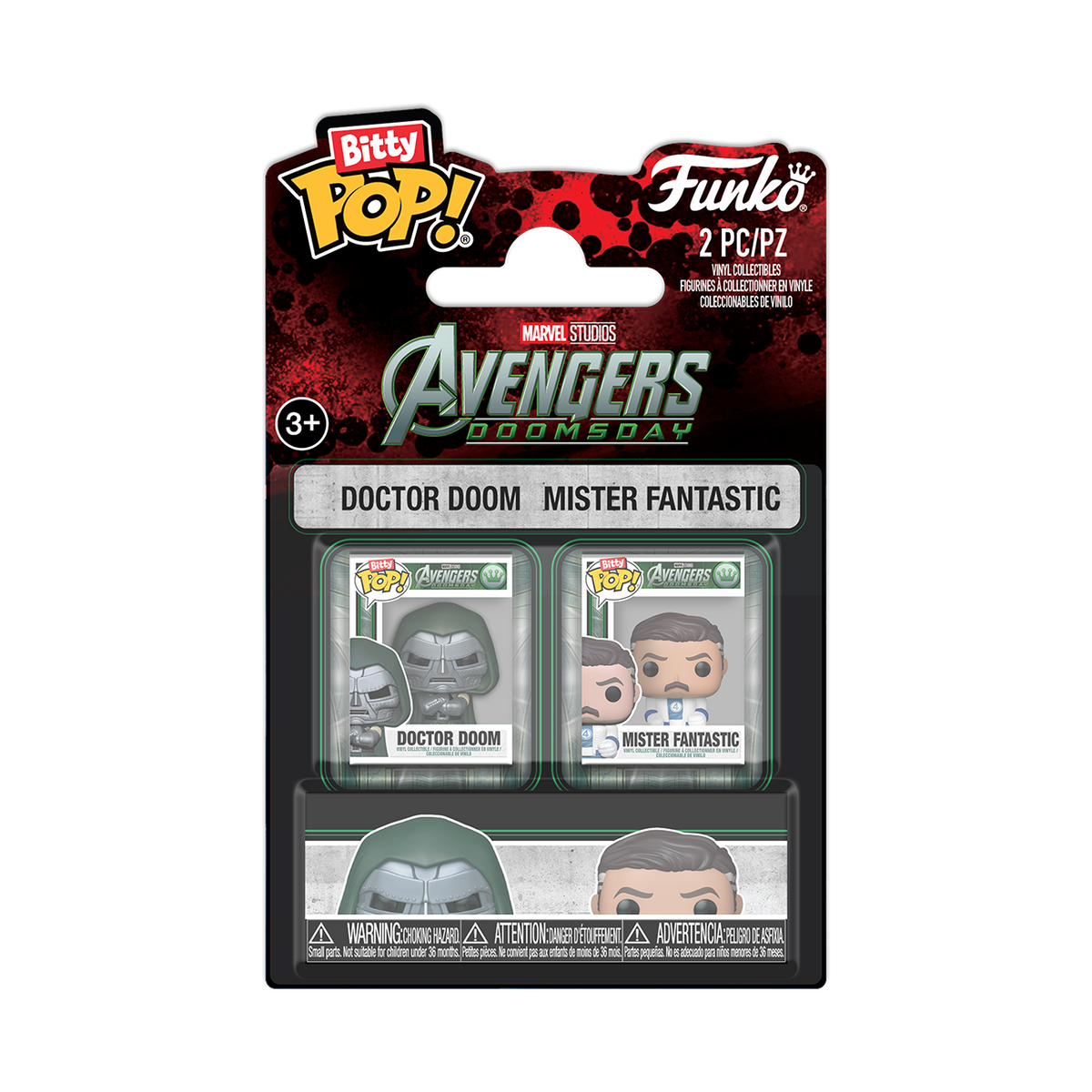 Bitty Pop! Doctor Doom & Mister Fantastic 2-Pack - US 7484
