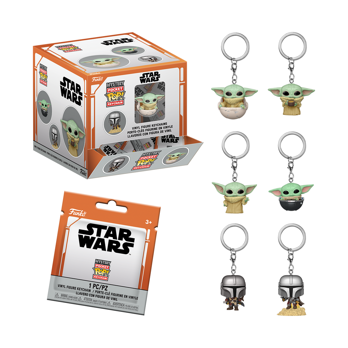 Mystery Pop! Keychain The Mandalorian - US 1046