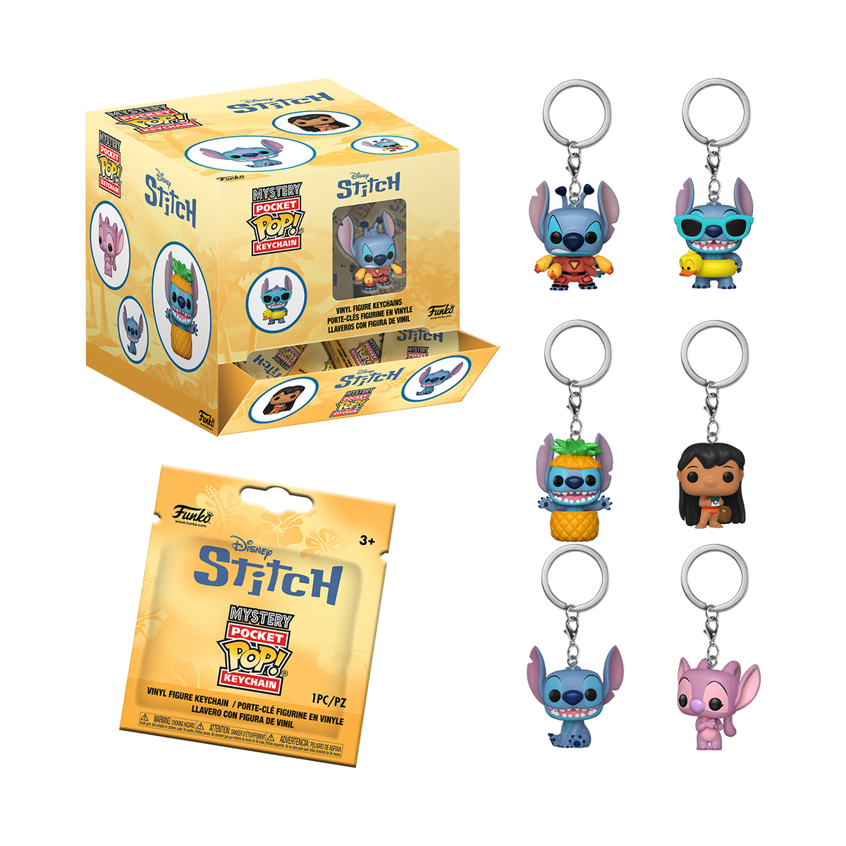 Mystery Pop! Keychain Lilo & Stitch - US 4908