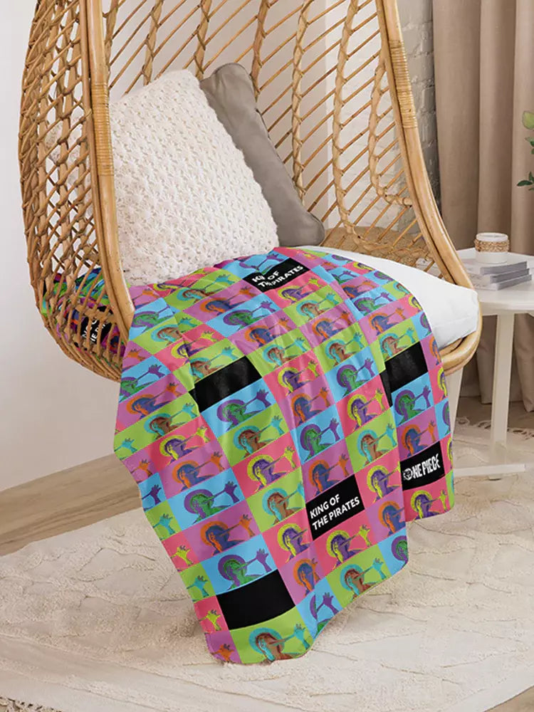 One Piece Luffy King of Pirates Sherpa Blanket - US 1462