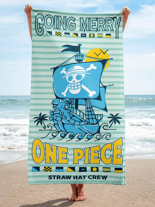 One Piece Straw Hat Crew Beach Towel - US 9861