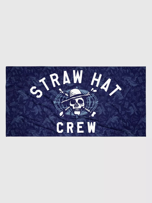 One Piece Straw Hat Crew Luffy Beach Towel - US 4719