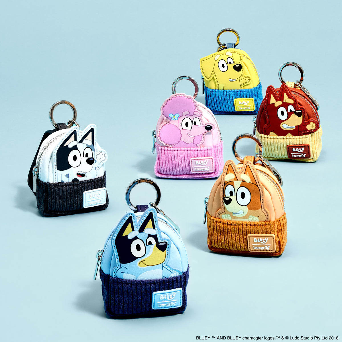 Bluey and Friends Mystery Mini Backpack Keychain Charm - US 8382
