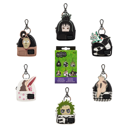 Beetlejuice Exclusive Cosplay Mystery Mini Backpack Keychain Charm - US 8358