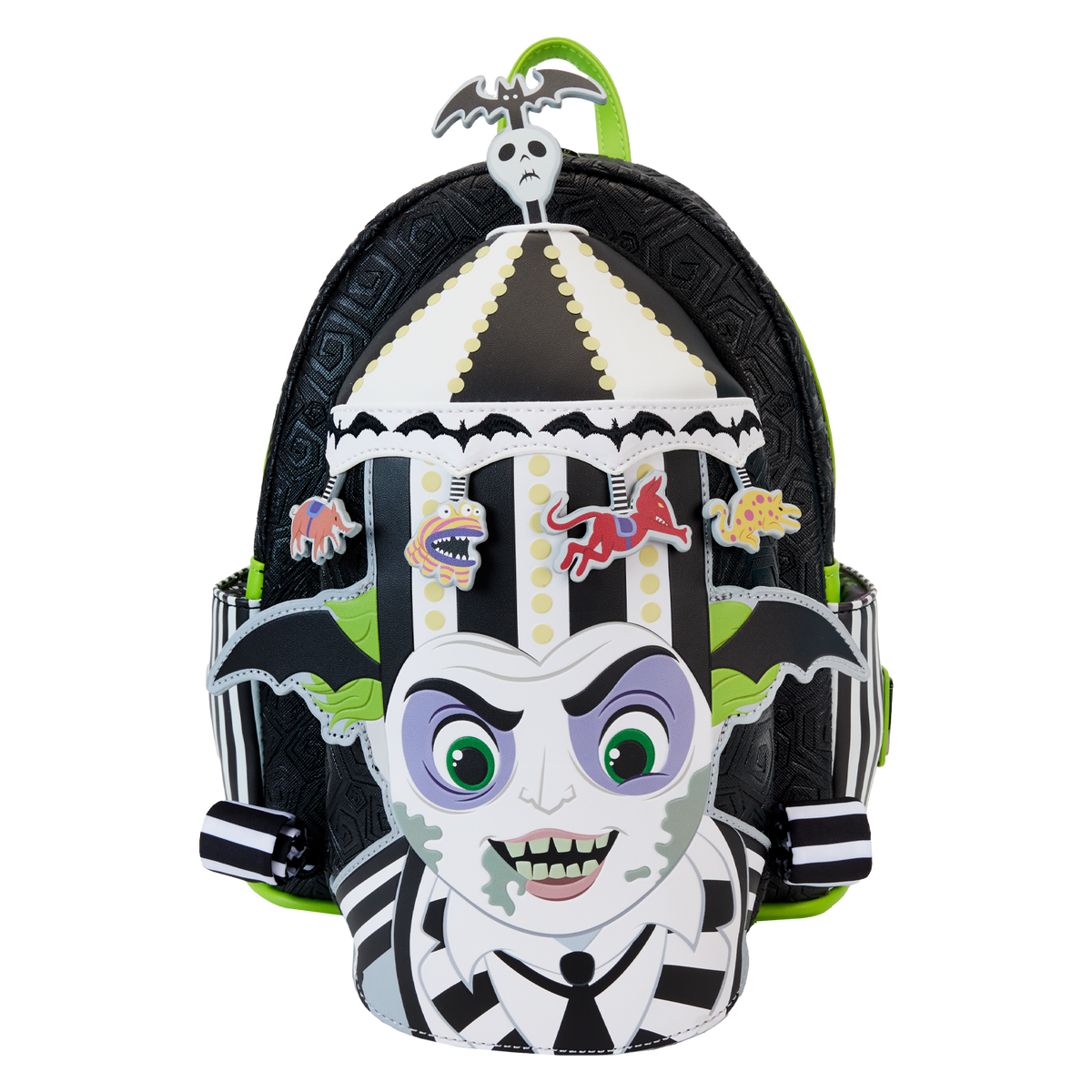 Beetlejuice Carousel Hat Light Up Cosplay Mini Backpack - US 8151