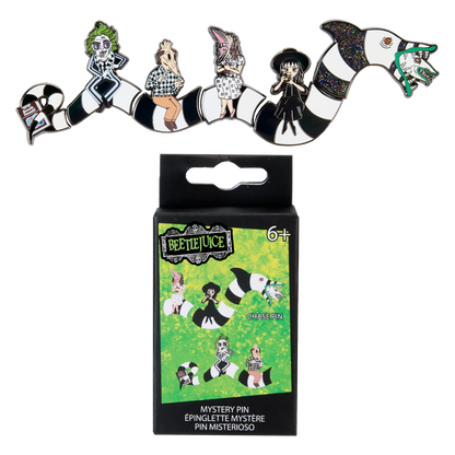 Beetlejuice Sandworm Puzzle Mystery Box Pin - US 9538