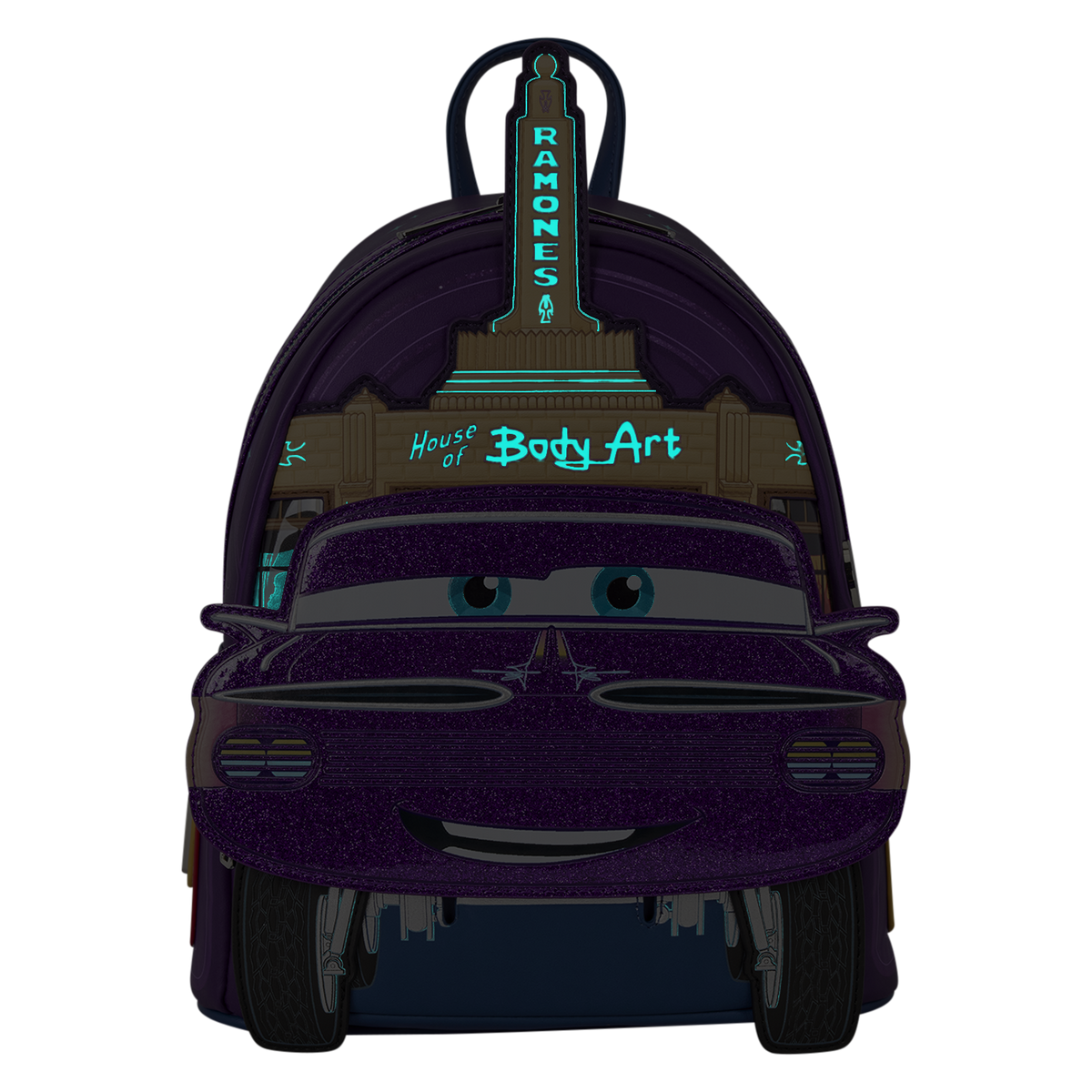 D23 Exclusive Cars Ramone Cosplay Glow Mini Backpack - US 7211
