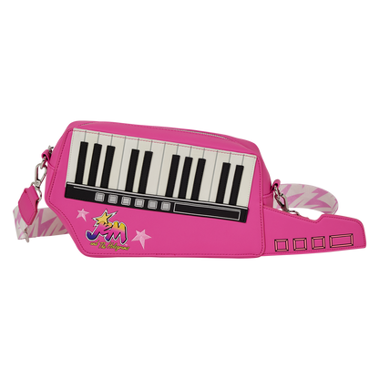 Jem and the Holograms Figural Keytar Glow Crossbody Bag - US 7182