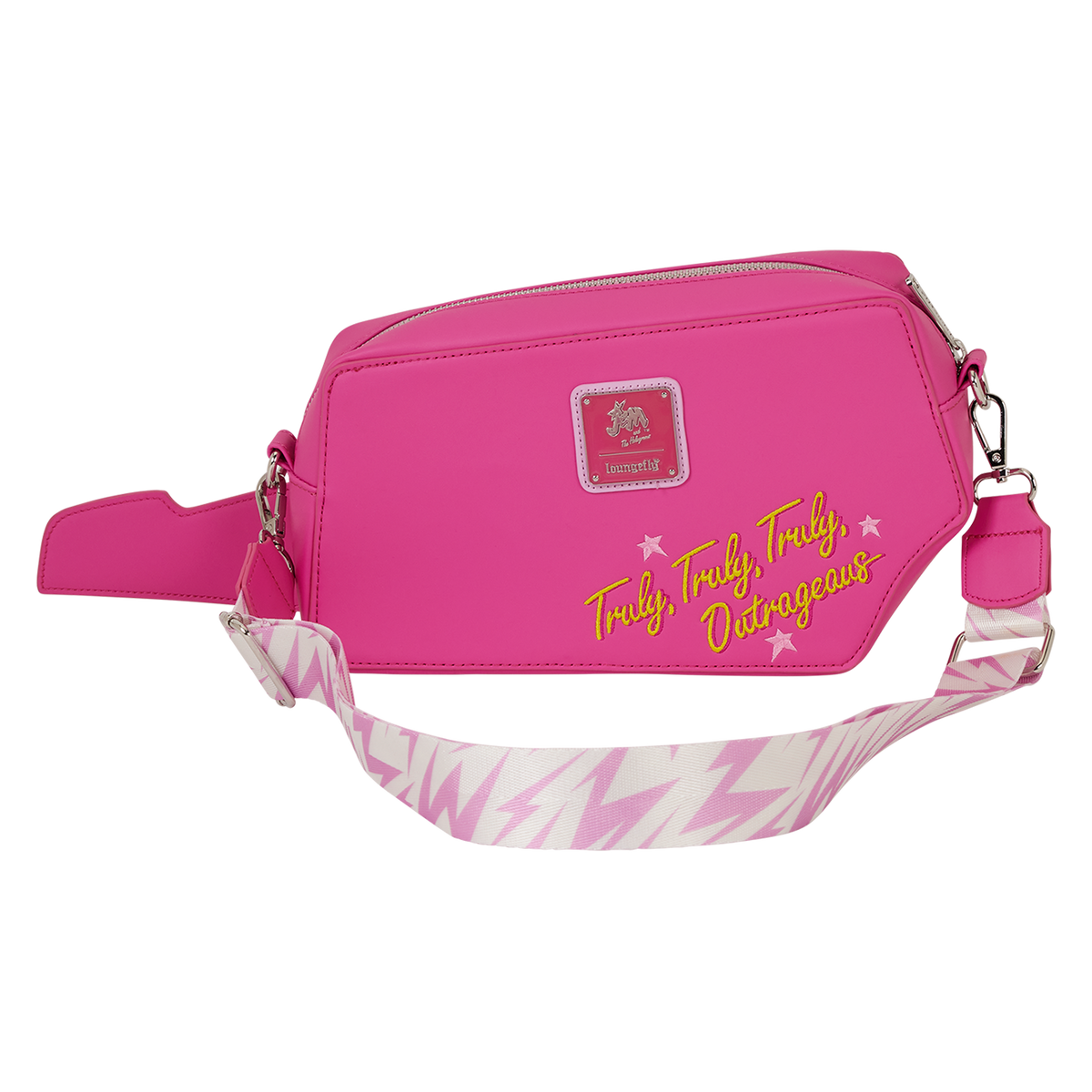 Jem and the Holograms Figural Keytar Glow Crossbody Bag - US 7182