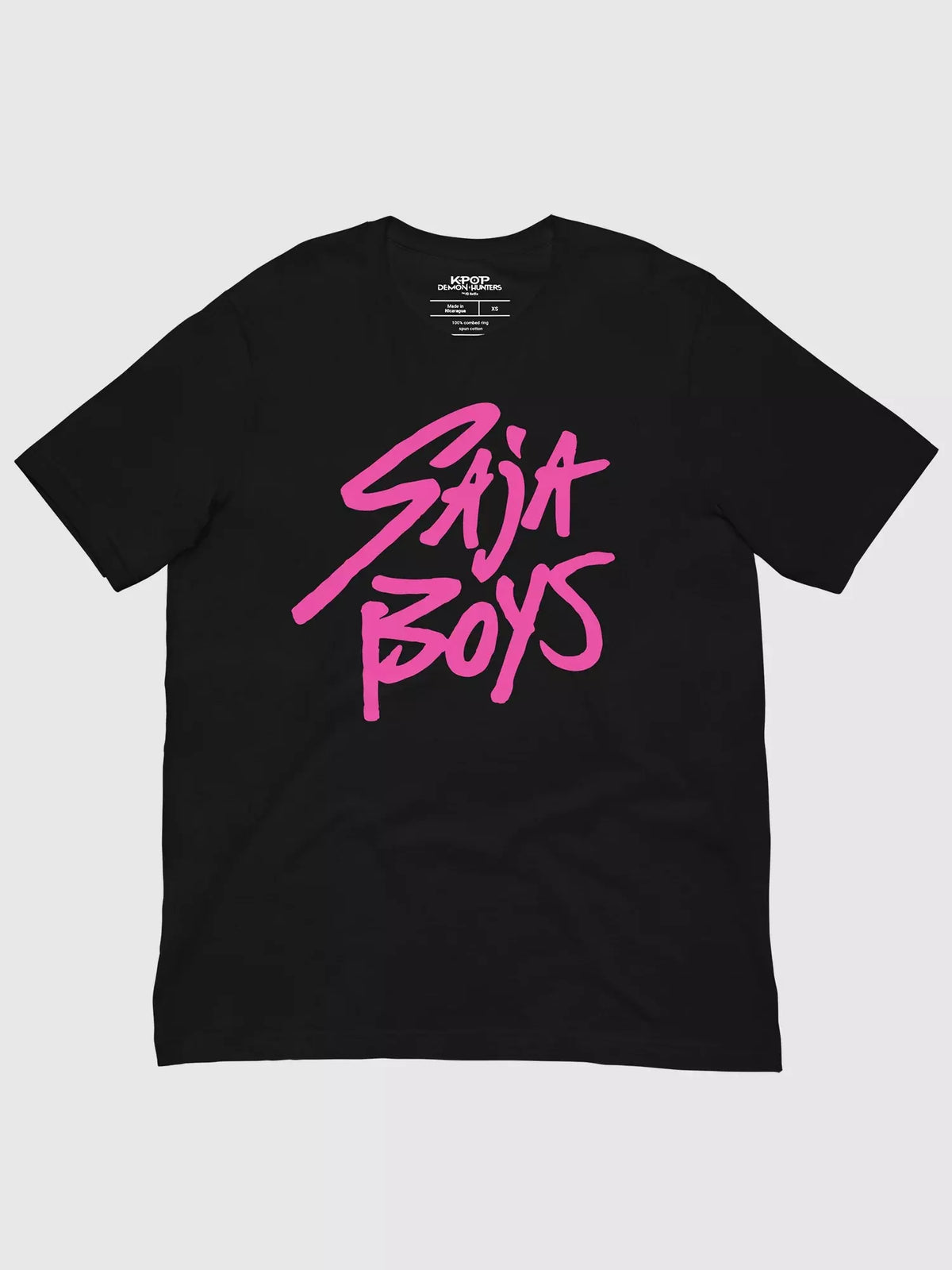 KPop Demon Hunters Saja Boys Logo Tee - US 4277