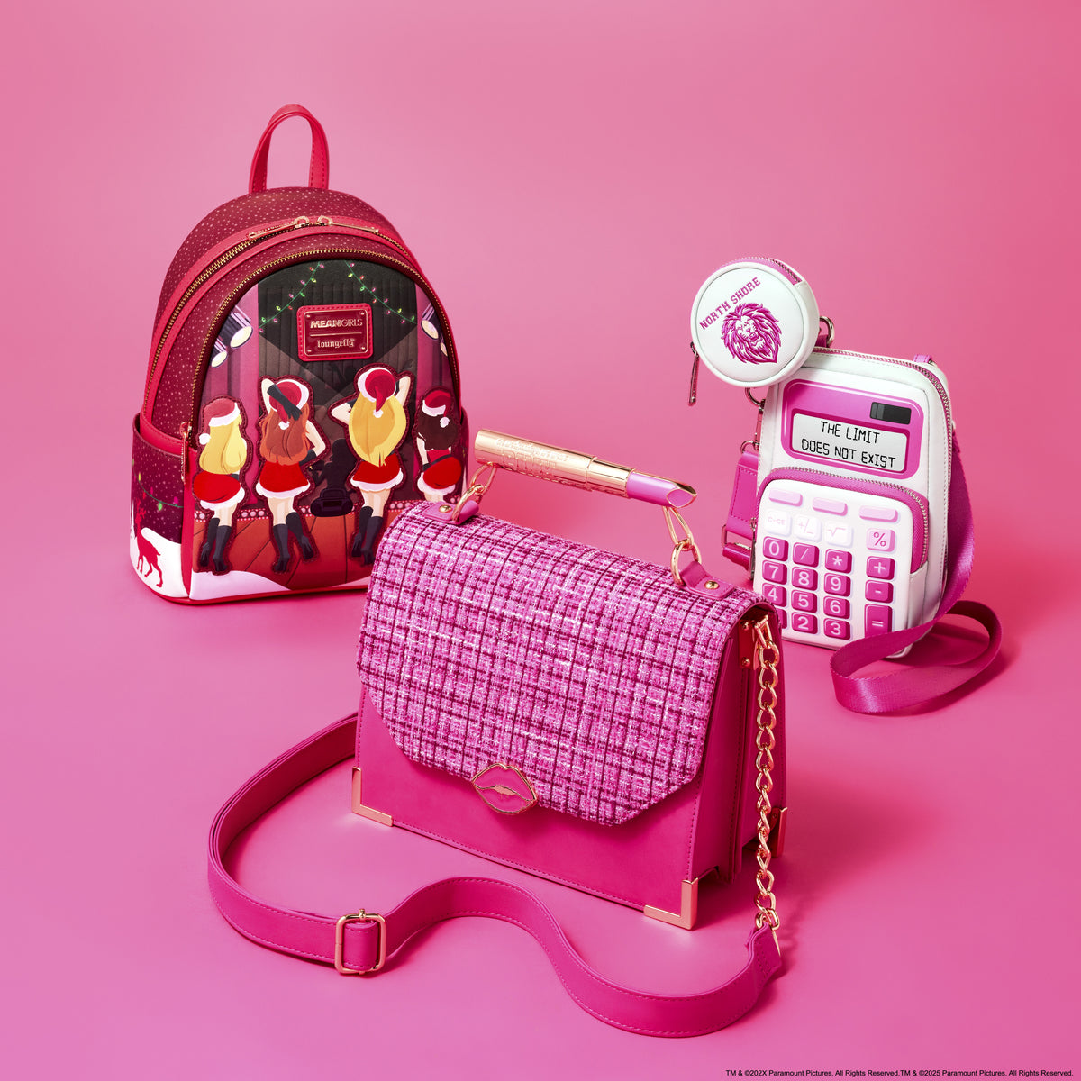 Mean Girls Calculator Cell Phone Crossbody Bag with Coin Bag - US 7707