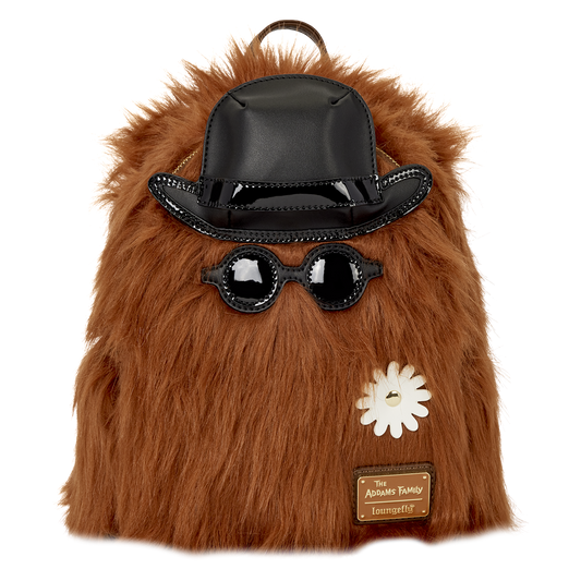The Addams Family Exclusive Cousin Itt Plush Cosplay Mini Backpack - US 4156