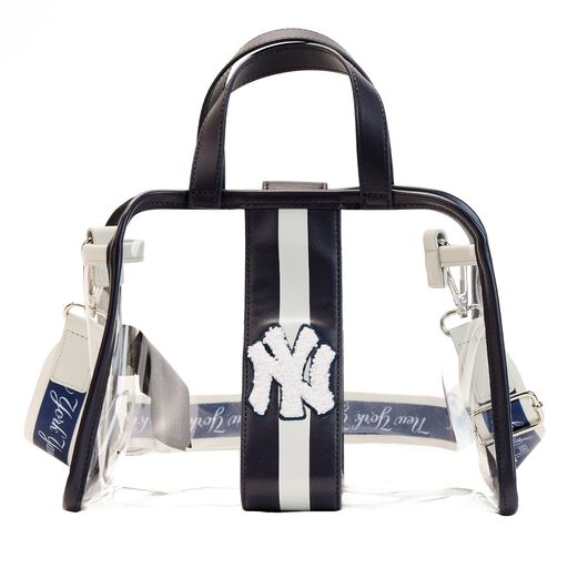 MLB NY Yankees Clear Tote Crossbody Stadium Bag with Pouch - US 0559