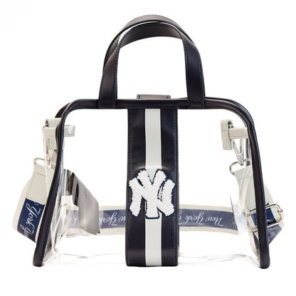MLB NY Yankees Clear Tote Crossbody Stadium Bag with Pouch - US 0559
