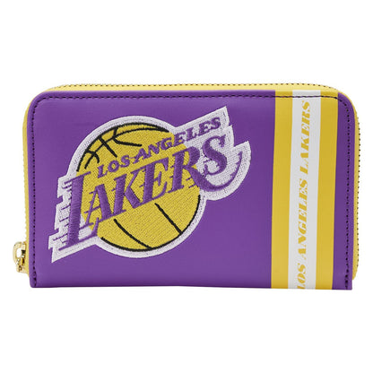 NBA Los Angeles Lakers Patch Icons Zip Around Wallet - US 9615