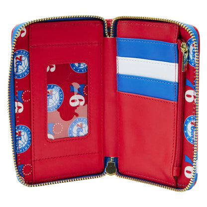 NBA Philadelphia 76ers Patch Icons Zip Around Wallet - US 1904